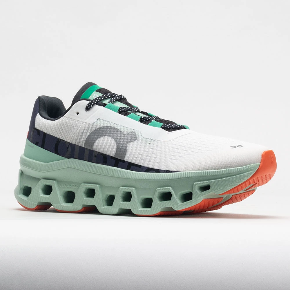 On Running On Cloudmonster Women's Undyed White/Creek - Image 5